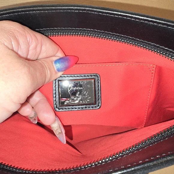 Christian Louboutin Black Clutch with Multicolor Studs - Picture 4 of 13